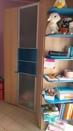 Armadio per cameretta angolare