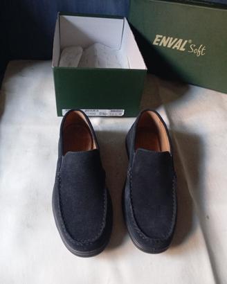 Scarpe mocassini uomo Enval Enval Soft in camoscio