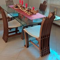 tavolo cristallo murano 180x90