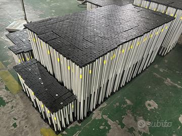 RISER IN ALLUMINIO CM 200X100 ALTEZZA CM 40