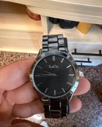 Orologio l&co watch nero