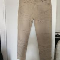 Sisley - pantaloni cotone e lino taglia 42/44