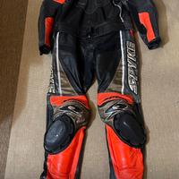 Tuta moto Spyke in pelle