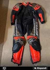Tuta moto Spyke in pelle
