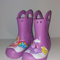 Stivali da pioggia crocs bambina n. C10 EU 27-29 