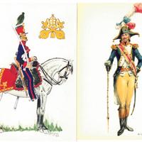 LOTTO N. 5 CARTOLINE UNIFORMI MILITARI VARIE