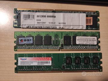 Ram di varie tipologie