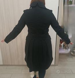 Cappotto nero donna kor@kor – Made in Italy – Eleg