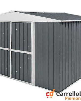Box in Acciaio da giardino 360x345 grigio scuro