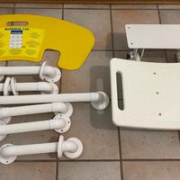 Sedile doccia e maniglie sostegno