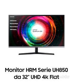 MONITOR SAMSUNG da 32 4K HRM UH850