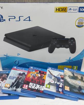 Sony PlayStation 4 con giochi