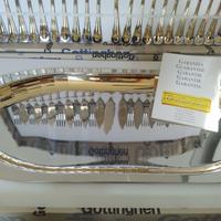 Set posate e vassoio per pesce Gottighen MAI USATO