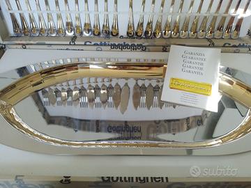 Set posate e vassoio per pesce Gottighen MAI USATO