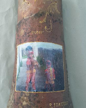 vecchia tegola siciliana con stampa 