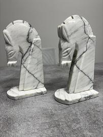 Fermalibri soprammobile arredo marmo