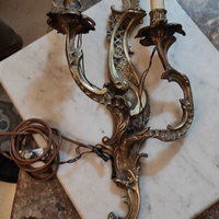 Applique da parete in stile rococò, anni '50