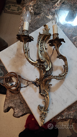 Applique da parete in stile rococò, anni '50