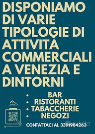 Bar ristoranti tabaccherie negozi