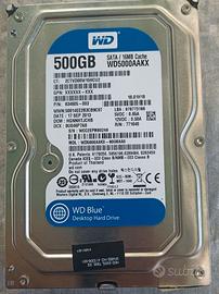 Disco rigido WD BLUE da 500 Gb 3.5" SATA III 5400