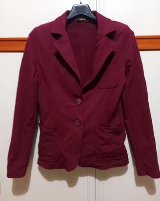 blazer donna bordeaux taglia L