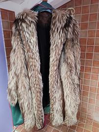 giacca  di volpe argentata