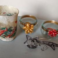 Set Portacandele natalizie varie forme