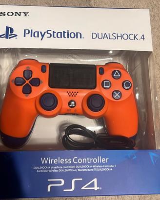 Controller Dualshock Sony Ps4 Arancione/Blu