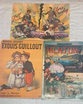 Set di 3 cartoline Vintage