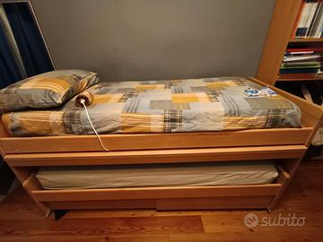 Letto doppio per cameretta