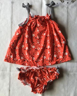 No Logo - Costumino canottierina e mutandina