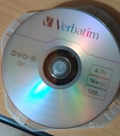 Dvd-r vergini n° 10 unita'