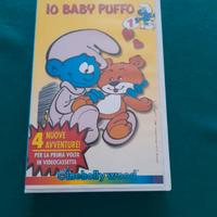 Cassetta vhs "Io baby puffo 1"