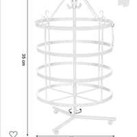 Porta orecchini girevole