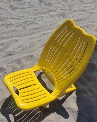 sedie da mare il plastica 