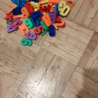 lettere e numeri magnetici per bambini 