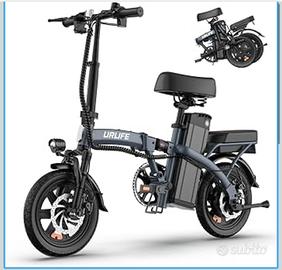 Bicicletta pieghevole elettrica URLIFE 14"