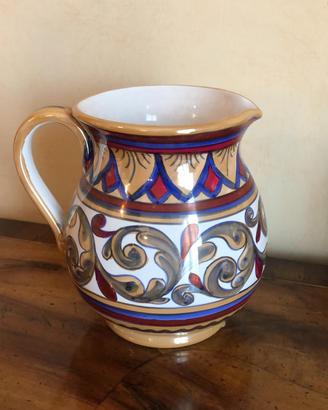 Vaso Gualdo Tadino pitturato a mano