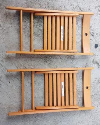 sedie pieghevoli in legno