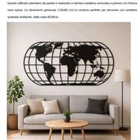 Planisfero Mondo da parete