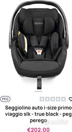 Seggiolino auto i-size  primo viaggio