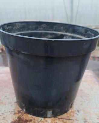 Vasi plastica usati diametro 22  stock da 4000 pz.