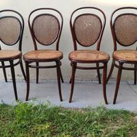 4 sedie marcate Thonet nr 7 del 1865 circa 