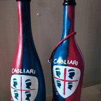 Bottiglie dipinte a mano