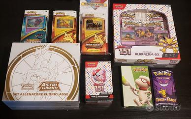 Bustine,tin,collezioni,etb,trainer kit pokemon