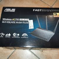 modem router  asus ac750 ADSL vdsl 