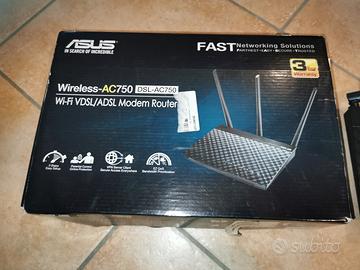 modem router  asus ac750 ADSL vdsl 
