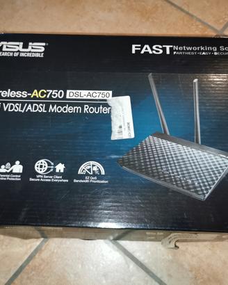 modem router  asus ac750 ADSL vdsl 