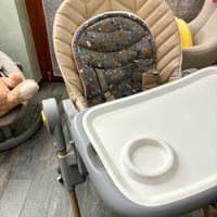 Sdraio evolutiva/seggiolone pappa con ruote