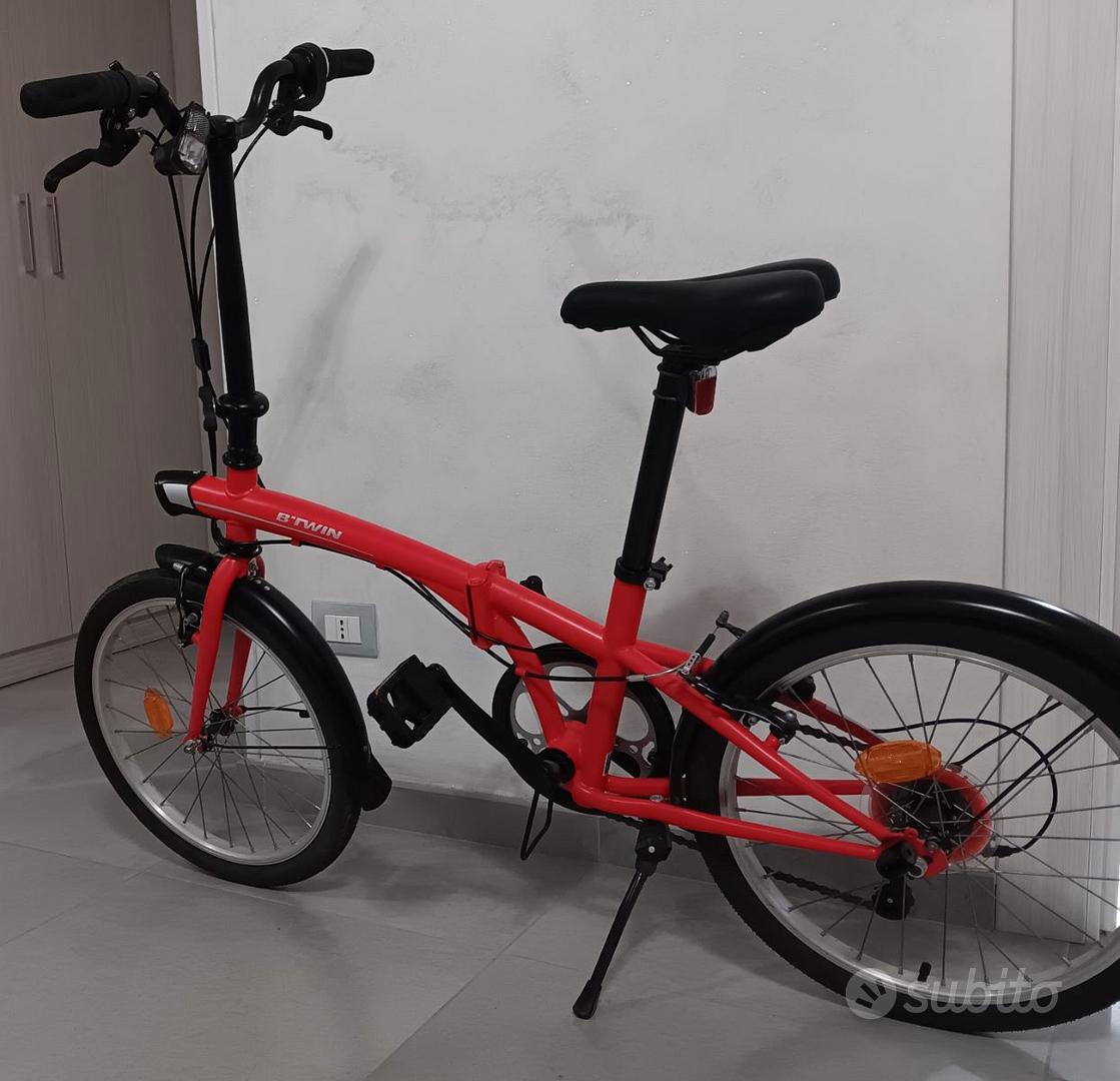 Bici pieghevole BTWIN TILT 120 rossa Biciclette In vendita a Napoli